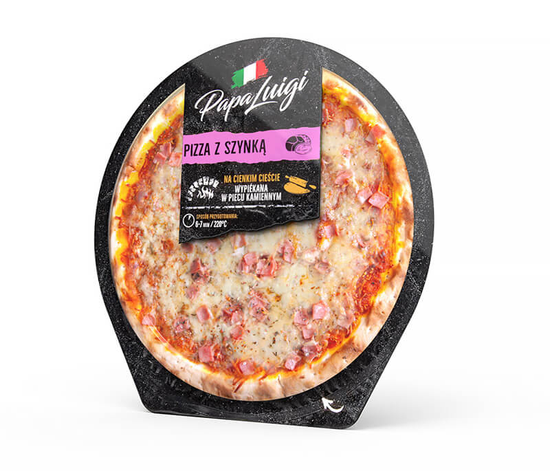 włoska pizza z szynką